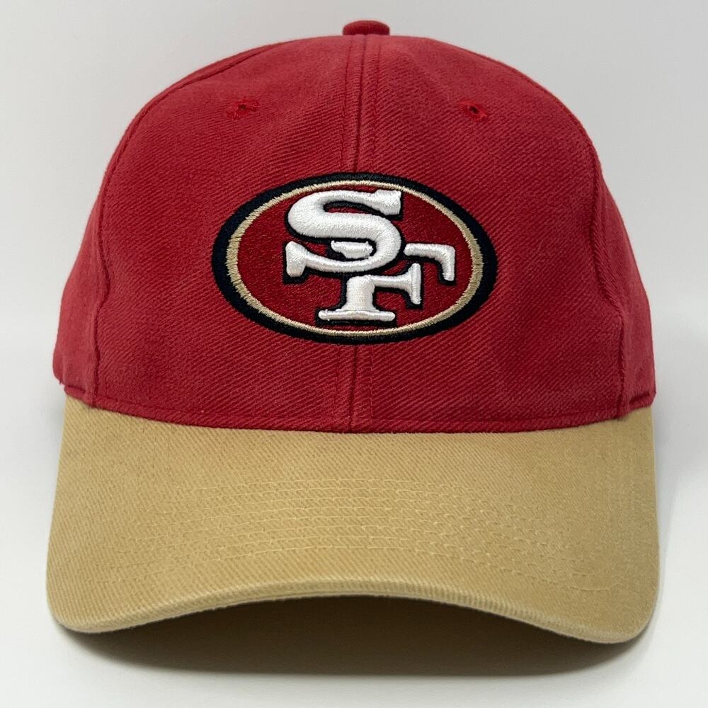San Francisco SF 49ers Hat Baseball Cap Red NFL Football Strapback 6 Panel